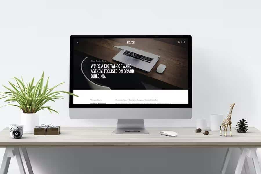 Belton - Minimal HTML5 Black and White Multipurpose Template