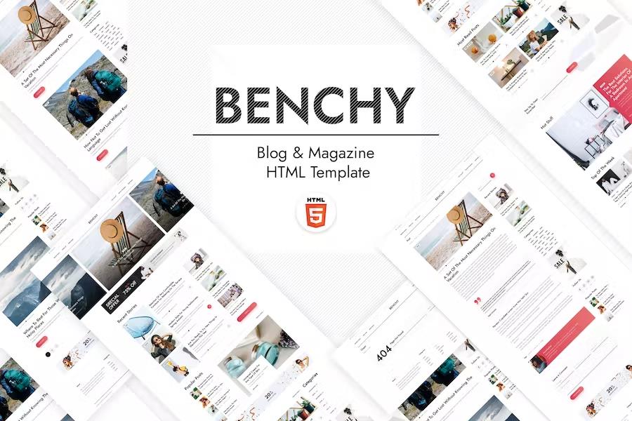 Benchy - Blog & Magazine HTML Template