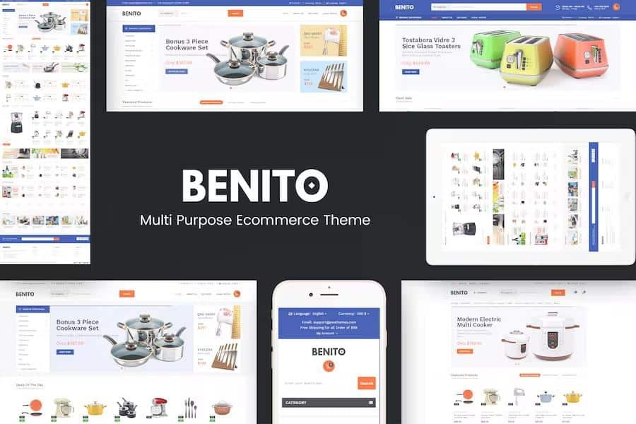 Benito - Mega Store Responsive Prestashop Theme