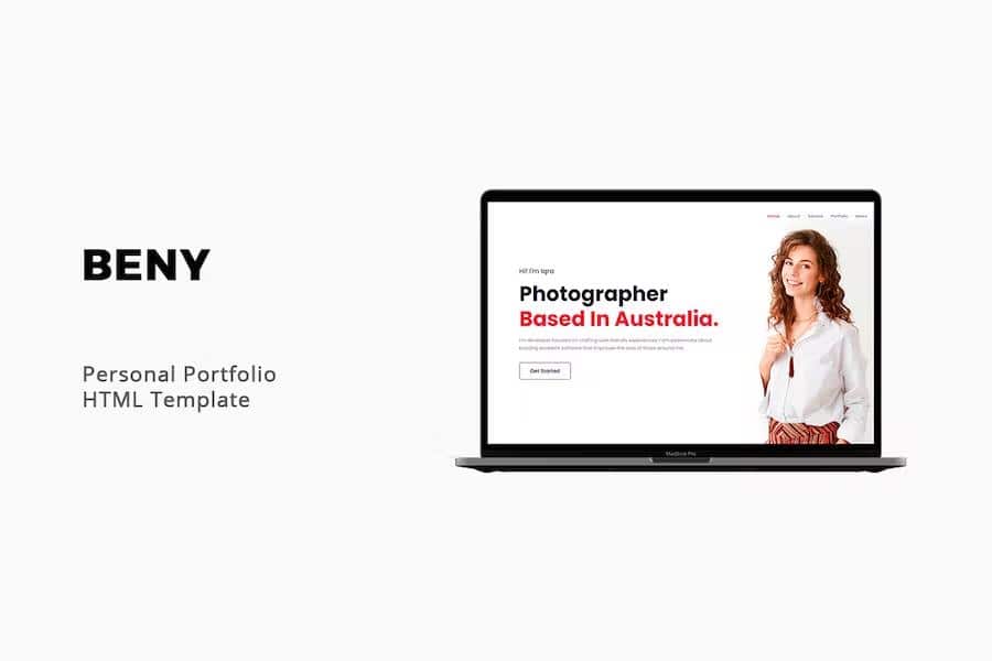 Beny - Personal Portfolio React Template