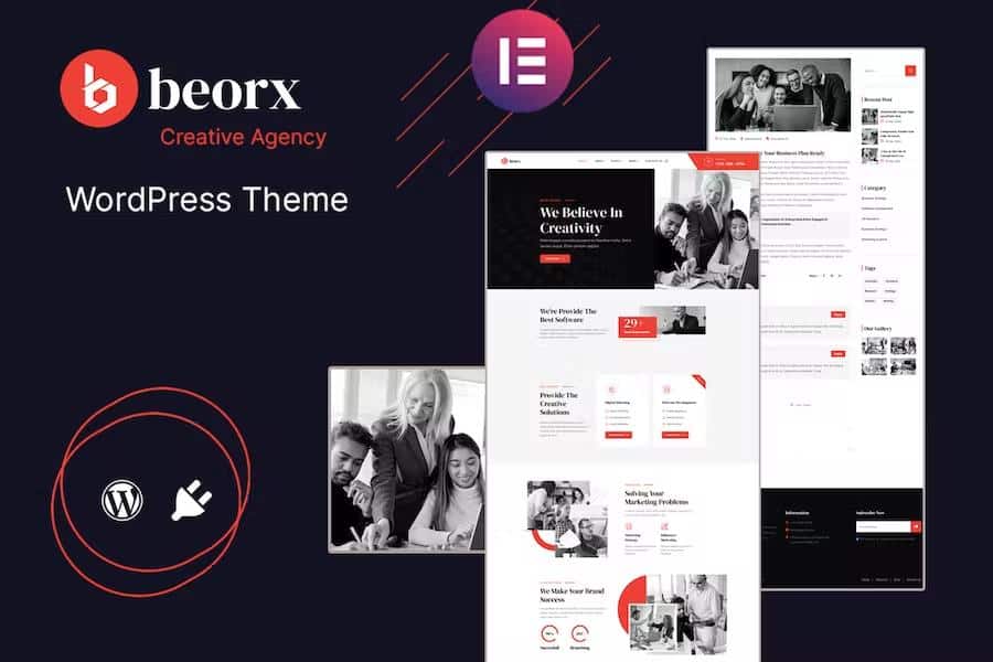 Beorx - Creative Agency WordPress Theme