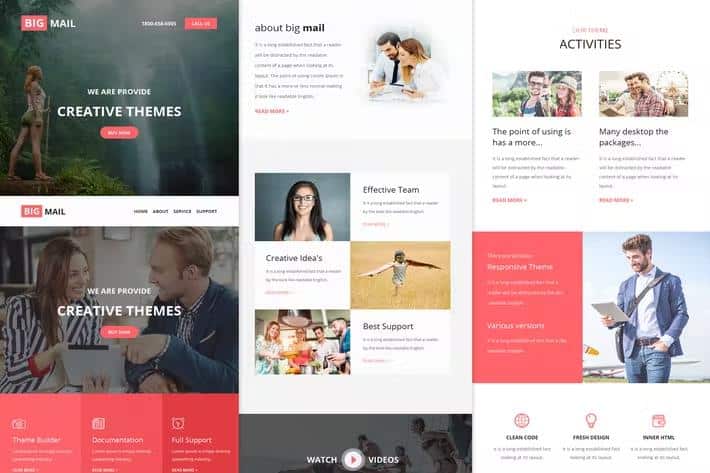 Big Mail - Responsive E-mail Template + Online Access
