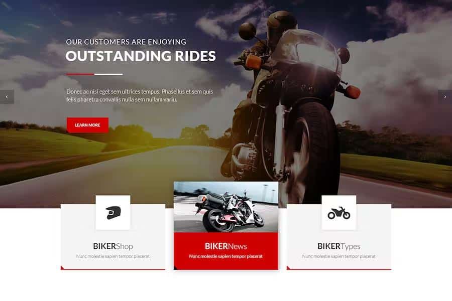 Bikers Club - HTML Template