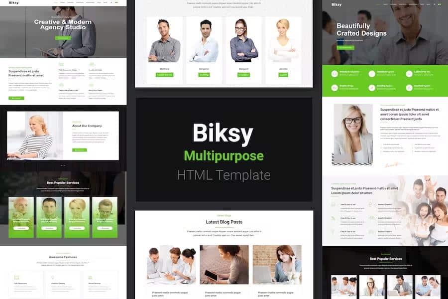 Biksy - Business HTML5 Template