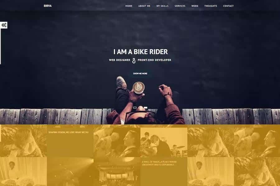 BIRVA - Responsive  Portfolio Template