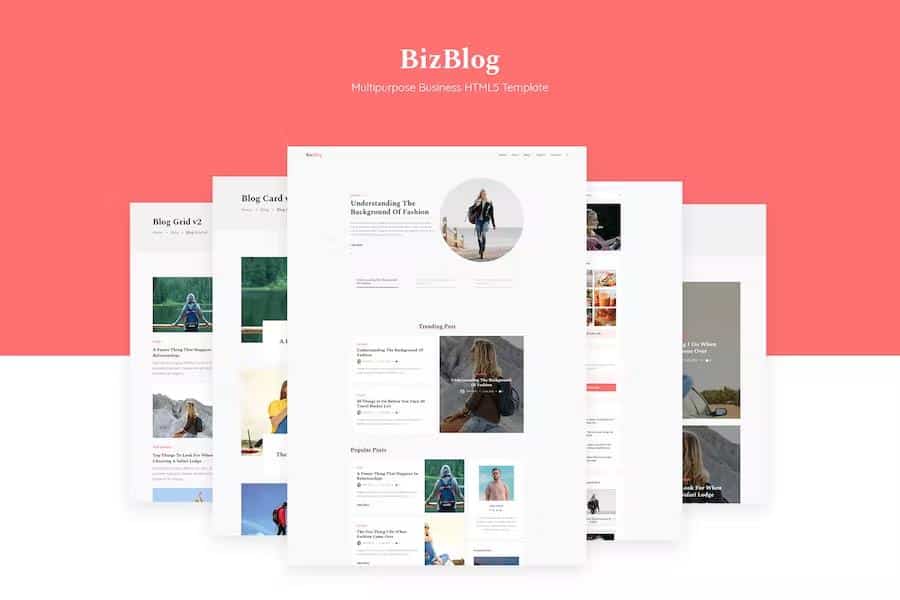 Bizblog - Multipurpose Personal Blog HTML5 Template