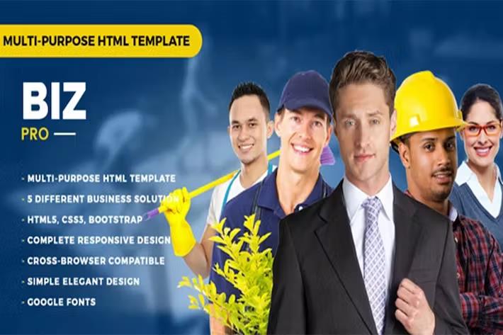 BizPro – Multipurpose HTML Template
