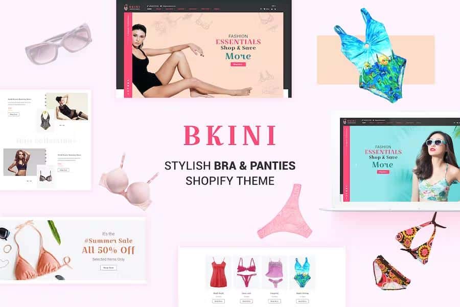 Bkini - Lingerie Shop, Bikini Shopify Theme