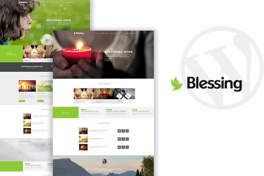 Blessing - Responsive WordPress Theme for Church Websites