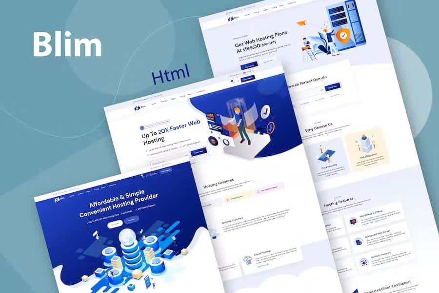 Blim - Domain & Hosting Business HTML Template