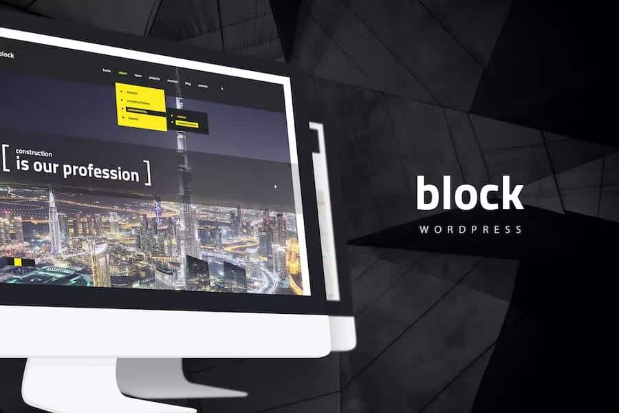 Block - Construction, Architecture, Building Company WordPress Theme