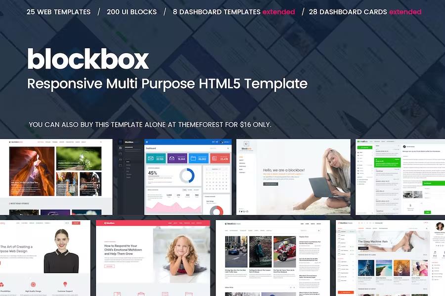Blockbox Responsive Multipurpose HTML5 Template