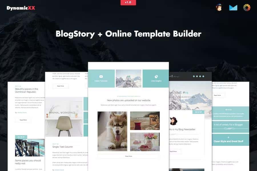 BlogStory - Responsive Email + Online Template Builder