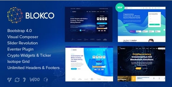 Blokco - Cryptocurrency WordPress Theme
