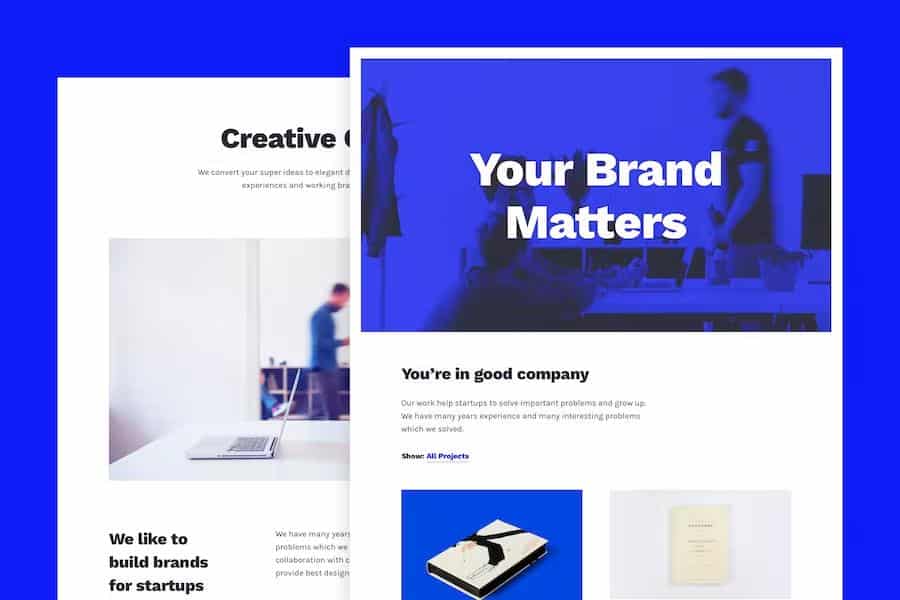 Blunes - Minimal HTML Portfolio Template