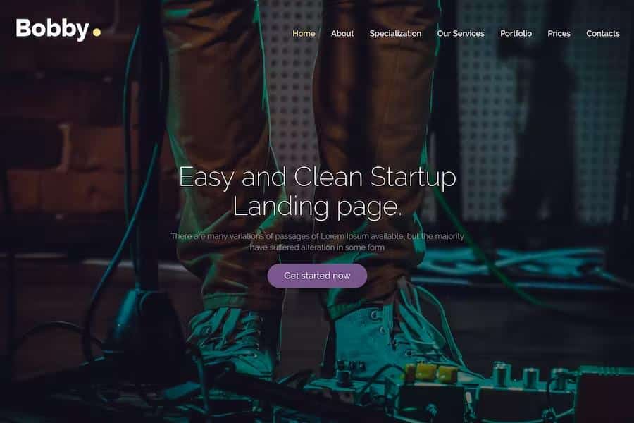 Bobby - Creative Service Landing Page Drupal 8 Theme