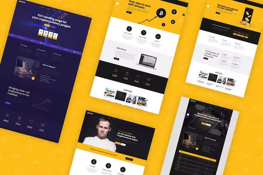 Bomex - Cryptocurrency & Bitcoin HTML Template
