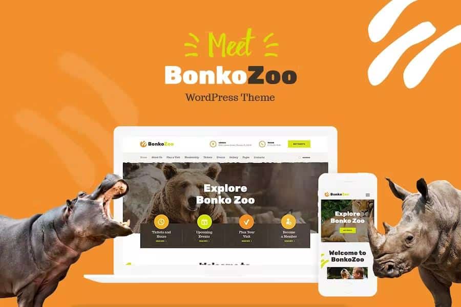 Bonko - Safari & Zoo WordPress Theme