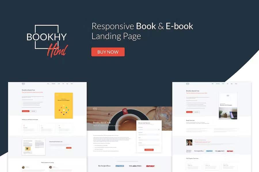 Bookhy - The Perfect Landing Page, Book & Ebook. Boost Your Conversions.