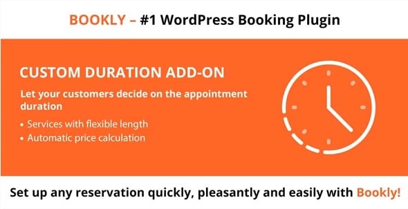Bookly Custom Duration Add-on