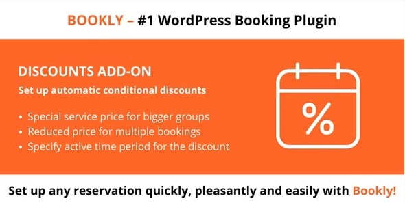 Bookly Discounts Add-on
