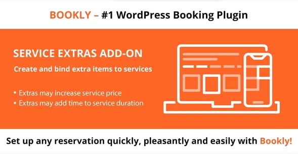 Bookly Service Extras Add-on