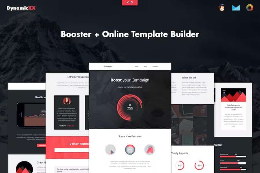Booster - Business and multipurpose (Bootstrap 4 and Gulp)  HTML Template