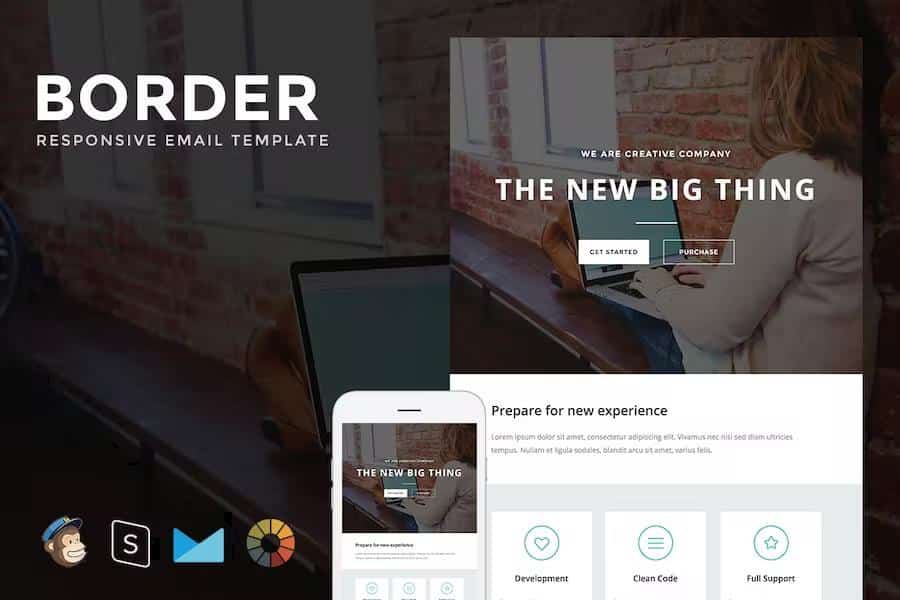 Border - Responsive Email + StampReady Builder