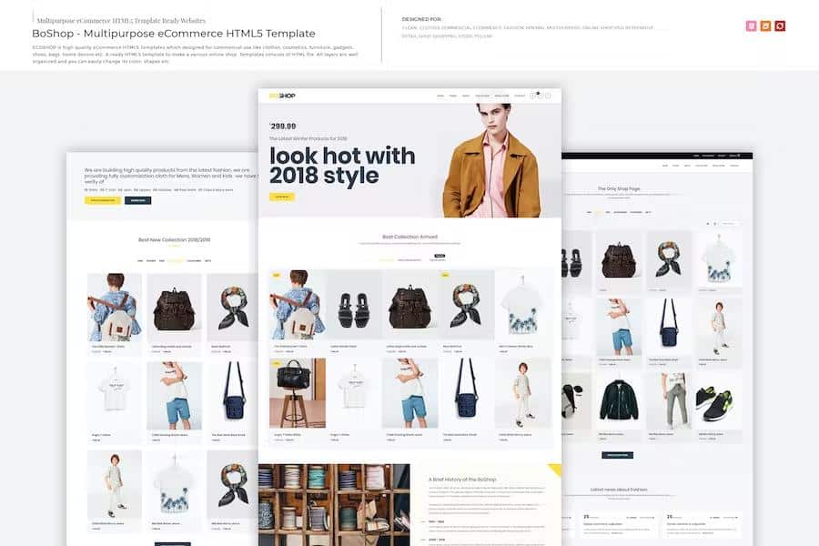 BoShop - Multipurpose eCommerce HTML5 Template