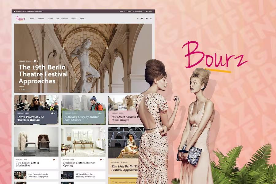 Bourz: Life, Entertainment & Fashion Blog Theme