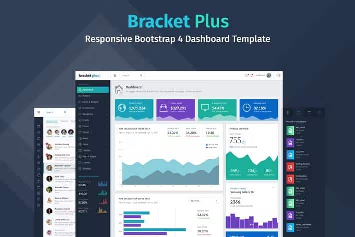 Bracket Plus Responsive Bootstrap 4 Admin Dashboard Template