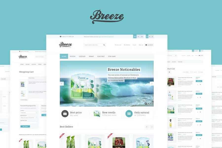 Breeze - Responsive Magento Theme