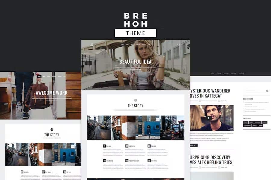 Brehoh - Responsive One Page Portfolio Theme
