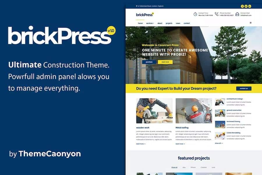 BrickPress - Construction & Building HTML5 Template