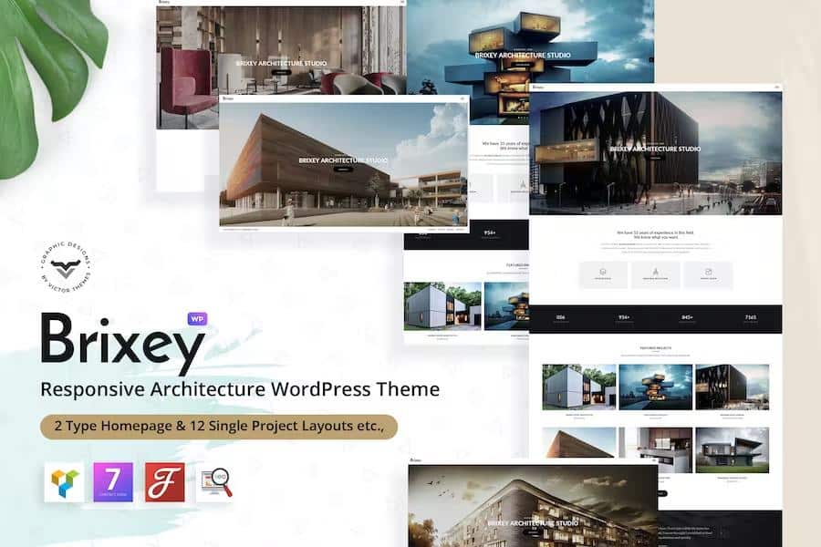 Brixey - Responsive Architecture WordPress Theme