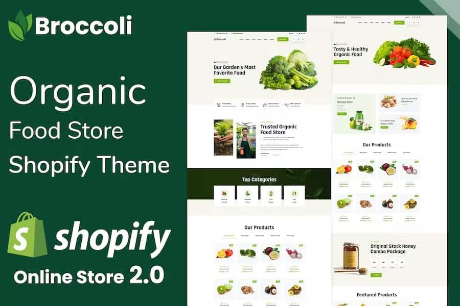 Broccoli - Organic Food Store Shopify Theme OS 2.0