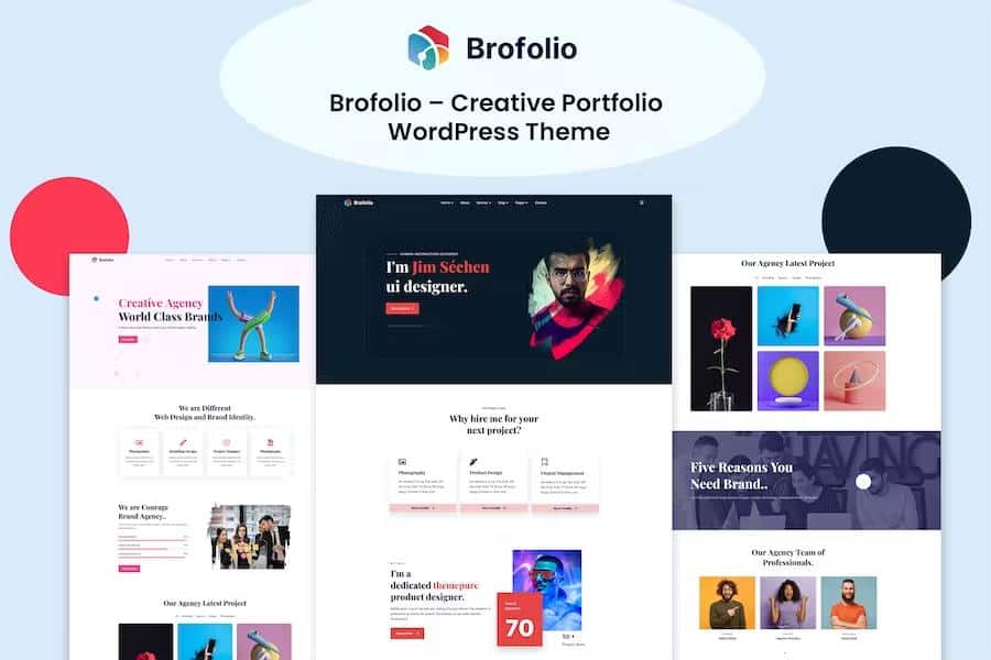 Brofolio - Creative Portfolio WordPress Theme