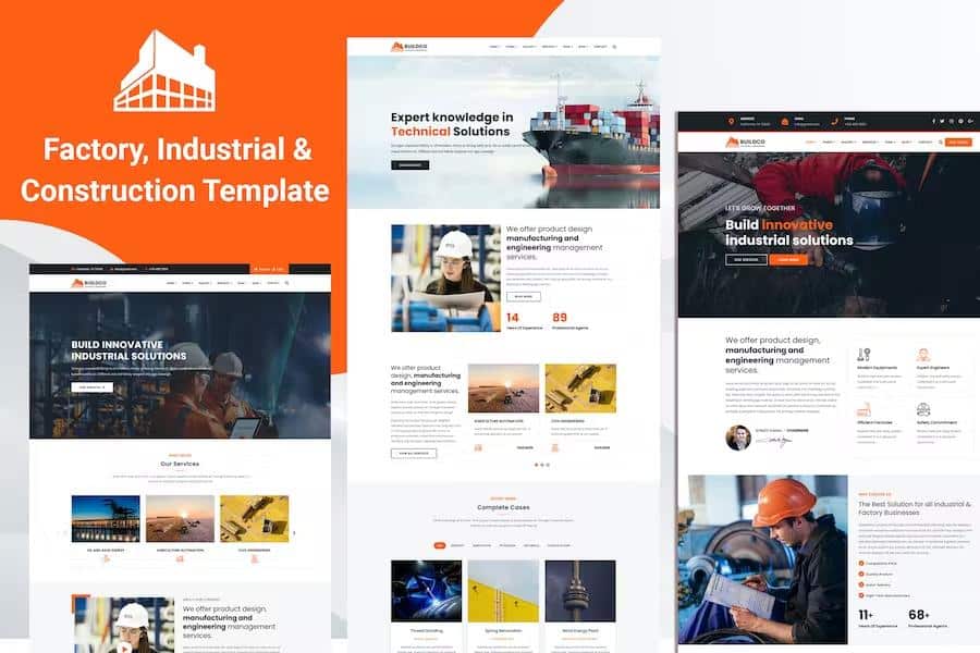 Buildco - Factory, Industrial & Construction Template