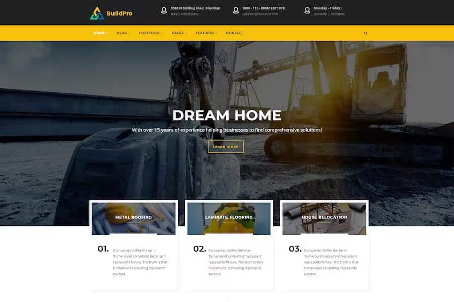 BuildPro - Construction Drupal 9 Theme