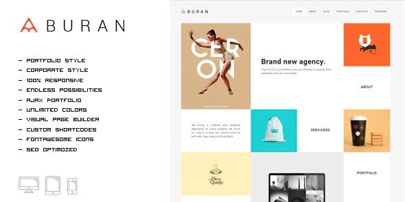 BURAN - Smart Portfolio and Business Theme
