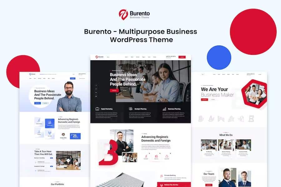 Burento - Multipurpose Business WordPress Theme + RTL