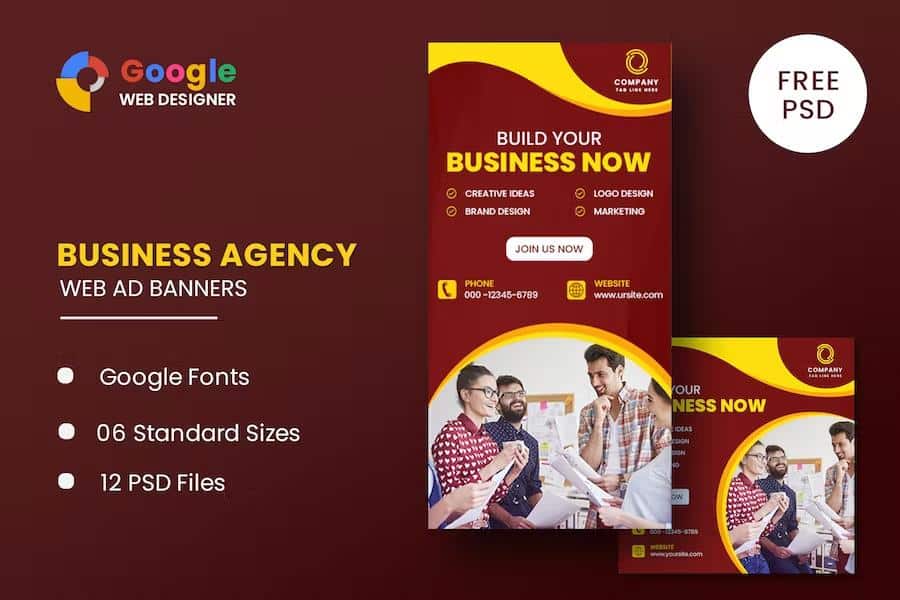 Business Animated Banner GWD
