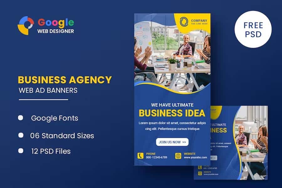 Business Animated Banner GWD