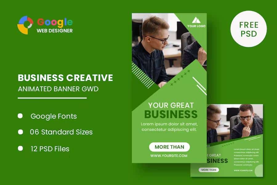 Business Google Animated Banner GWD