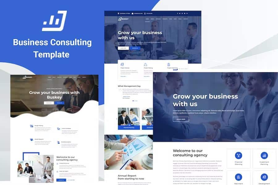 Buskey - Business Consulting and Corporate Template