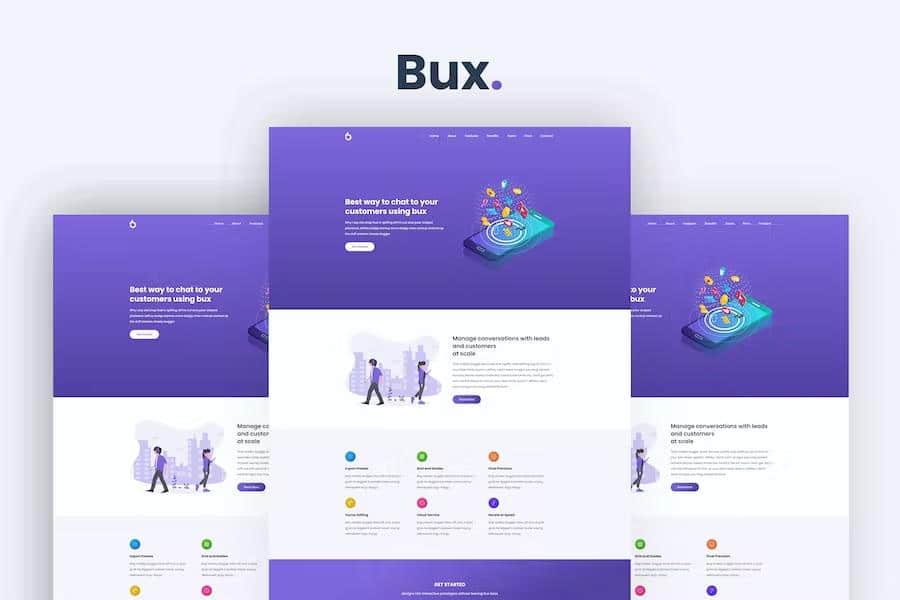 Bux - Startup and SaaS Template
