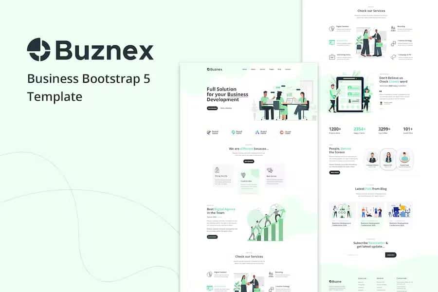 Preview image for Buznex - Corporate Business Bootstrap5 Template