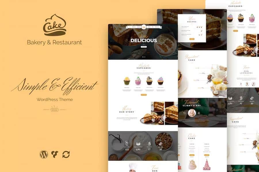 Cake - Easy Slight Bakery & Backing Theme