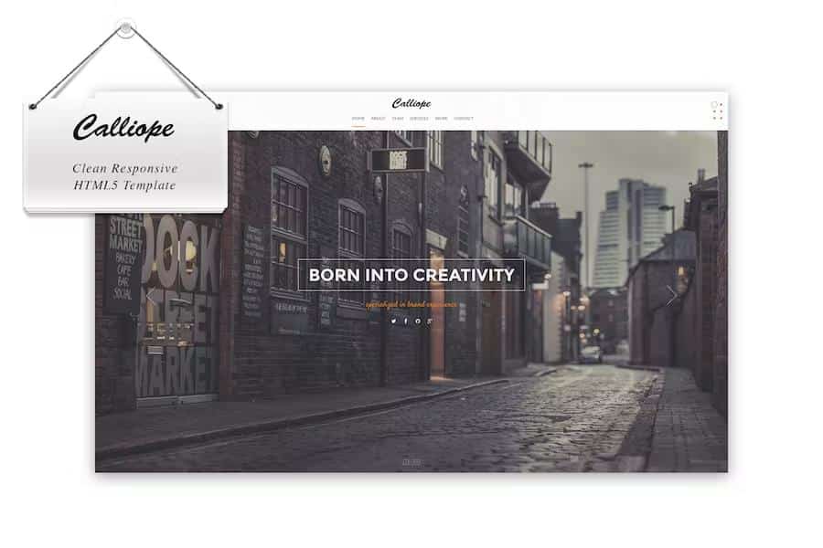 Calliope - Clean Responsive HTML5 Template