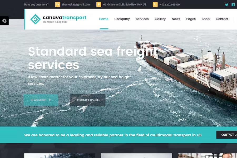 Canava - Logistics and Business HTML Template